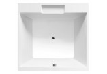 Bathtub square with frame 175x175x50cm Polysan CLEO, white