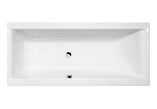 Bathtub square with frame 175x175x50cm Polysan CLEO, white