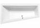 Bathtub rectangular 130x70x39cm Polysan LILY, white