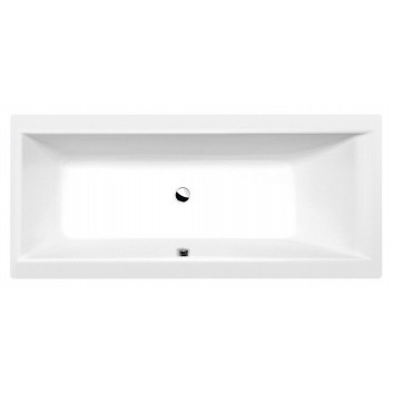 Bathtub freestanding 158x80x45cm Polysan NIGRA, white