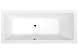 Bathtub rectangular 170x70x39cm Polysan NOEMI, white