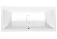 Bathtub rectangular 185x80x47cm Polysan VIVA B, white