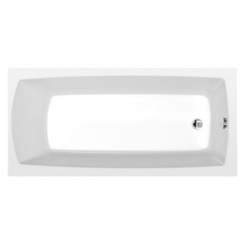 Bathtub oval 185x80x47cm Polysan VIVA O, white