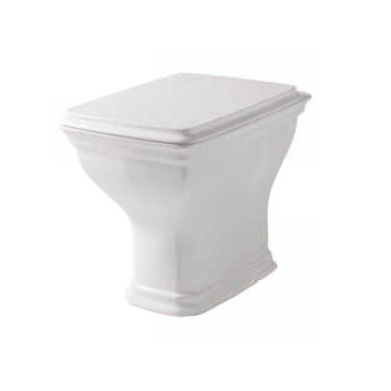 Bowl wc standing ArtCeram Civitas, 36x54cm, white