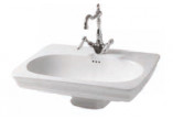 Wall-hung washbasin ArtCeram Civitas 68x50, white shine