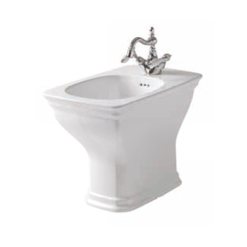 Back to wall bidet ArtCeram Civitas, 36x54, black shine