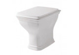 Bowl wc standing ArtCeram Civitas, 36x54cm, white