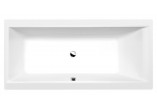 Bathtub rectangular 150x70x39cm Polysan LILY, white