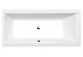 Bathtub rectangular 150x70x39cm Polysan LILY, white