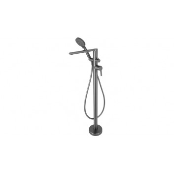 Wall mounted bath mixer, Deante Arnika, titanium