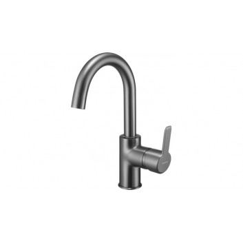 Washbasin faucet tall, Deante Arnika, titanium