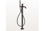 Freestanding bath mixer Gessi Bath316, 2 wyjścia wody, Shower set, brushed steel