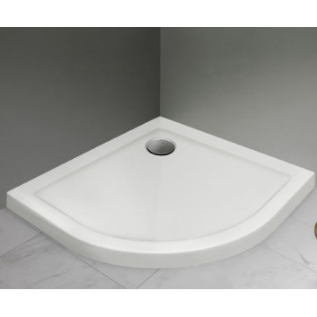 Angle shower tray , Sanplast 90x90x3cm, white