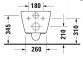 Close-coupled wc Duravit 1930 Series 35,5x66 cm, drain poziomy