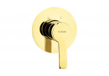 Shower mixer concealed without shower switch, Deante Arnika, gold