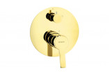 Shower mixer concealed with switch natrysku, Deante Arnika, gold