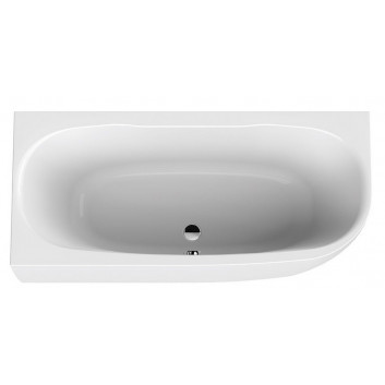 Bathtub oval Sanplast Basic WOW/BASIC 80x180+STW For built-in 180x80 cm - white