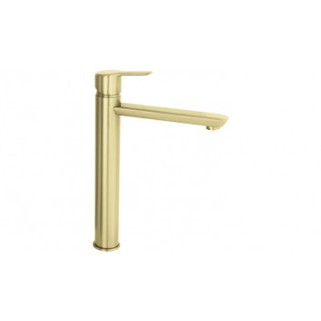 Washbasin faucet, Deante Arnika, gold szczotkowane