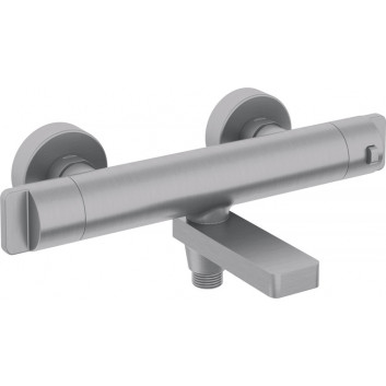 Bath tap thermostatic, Deante, titanium