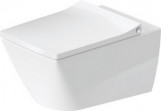 Bowl WC Duravit Viu hanging Rimless 37x57 cm, washdown model, white 