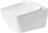 Bowl WC Duravit DuraStyle wall-hung Rimless 37x54 cm, washdown model, white with coating WonderGliss