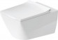 Bowl WC Duravit DuraStyle wall-hung Rimless 37x54 cm, washdown model, white with coating WonderGliss