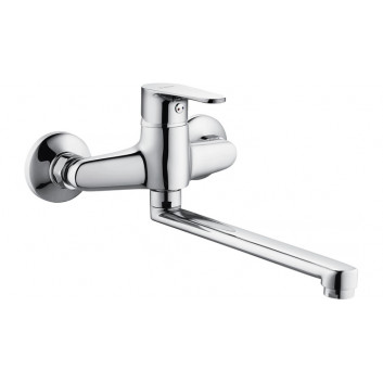 Shower mixer wall mounted, Deante Chaber, chrome