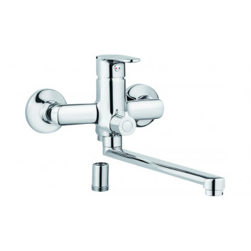 Shower mixer wall mounted, Deante Chaber, chrome