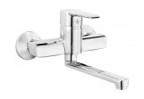 Wall mounted washbasin faucet, Deante Corio, chrome