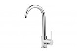 Wall mounted washbasin faucet z dźwignią Clinic, Deante Corio, chrome