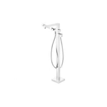 3-hole bath mixer, Deante Hiacynt, chrome