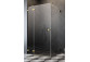 Door cabins Radaway Essenza Pro Black KDJ 100, right, 1000x2000mm, glass transparent, black profil