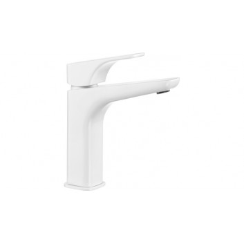 3-hole bath mixer, Deante Hiacynt, bianco