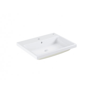 Recessed washbasin 60cm, Grohe Cube Ceramics, white