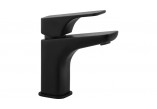 Freestanding bath mixer with shower set, Deante Hiacynt, nero