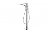 Freestanding bath mixer with shower set, Deante Jaśmin, chrome