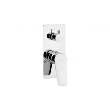 Shower mixer concealed without shower switch, Deante Jaśmin, chrome