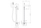 Bath tap with shower set, Deante Silia, chrome