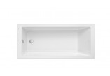 Bathtub rectangular Roca Vythos 170x75 cm, acrylic - white