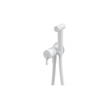 Bidet mixer , Deante Silia, bianco