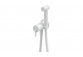 Bidet mixer , Deante Silia, bianco