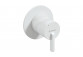 Shower mixer with shower set, Deante Silia, bianco