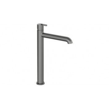 Bath tap with shower set, Deante Silia, titanium