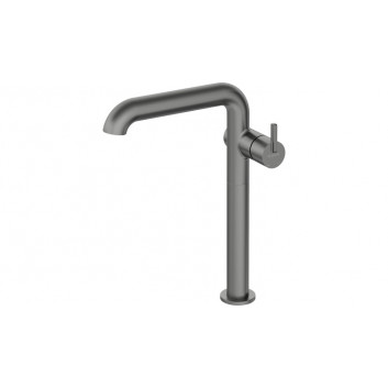 Washbasin faucet, Deante Silia, titanium