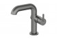 Washbasin faucet tall with rectangular spout, Deante Silia, titanium