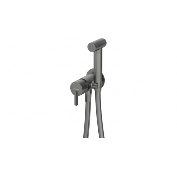 Bidet mixer, Deante Silia, titanium