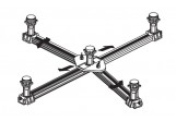 Set nóg Universal do shower tray Kaldewei o wymiarach max. 90x90 cm, model 5200