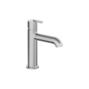 Washbasin faucet tall, Deante Silia, brushed steel