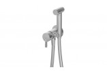 Bidet mixer, Deante Silia, brushed steel