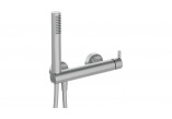 Bidet mixer concealed with handset typu bidetta, Deante Silia, brushed steel